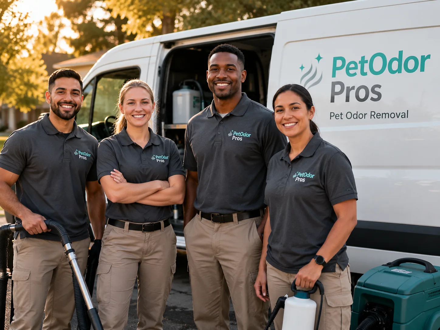 Pet Odor Removal team serving Tustin, MI
